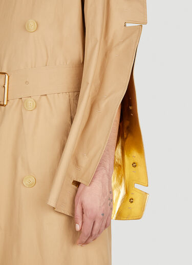 Walter Van Beirendonck Daedalus Trench Coat Tan wlt0152004