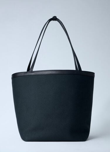 The Row Park Three Stitch Tote Bag Black row0262040