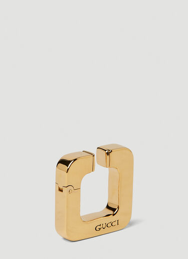 Logo Engraved Ear Cuff Gucci Logo Engraved Ear Cuff Gold guc0251229