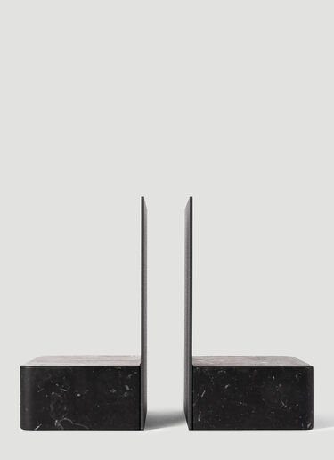 Set of Two Pietra L 08 Bookends Salvatori Set of Two Pietra L 08 Bookends Black wps0670061