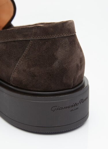 Harris Suede Loafers Gianvito Rossi Harris Suede Loafers Brown gia0255013
