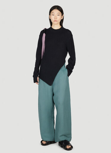 Asymmetric Sweater Studio Nicholson Asymmetric Sweater Dark Blue stn0252004