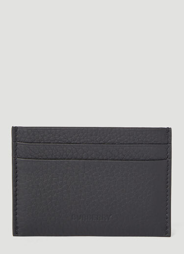 Burberry Grained-Leather Card Holder Black bur0145088