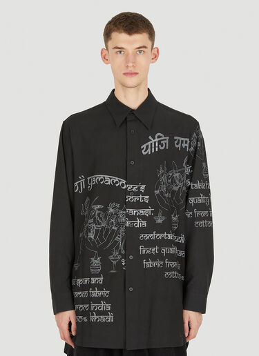 Yohji Yamamoto India Shirt Black yoy0150014
