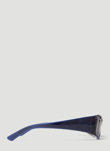 Logo Print Square Sunglasses Balenciaga Logo Print Square Sunglasses Blue bal0152030