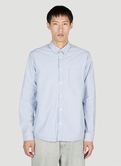 A.P.C. Clement Shirt Blue apc0154016