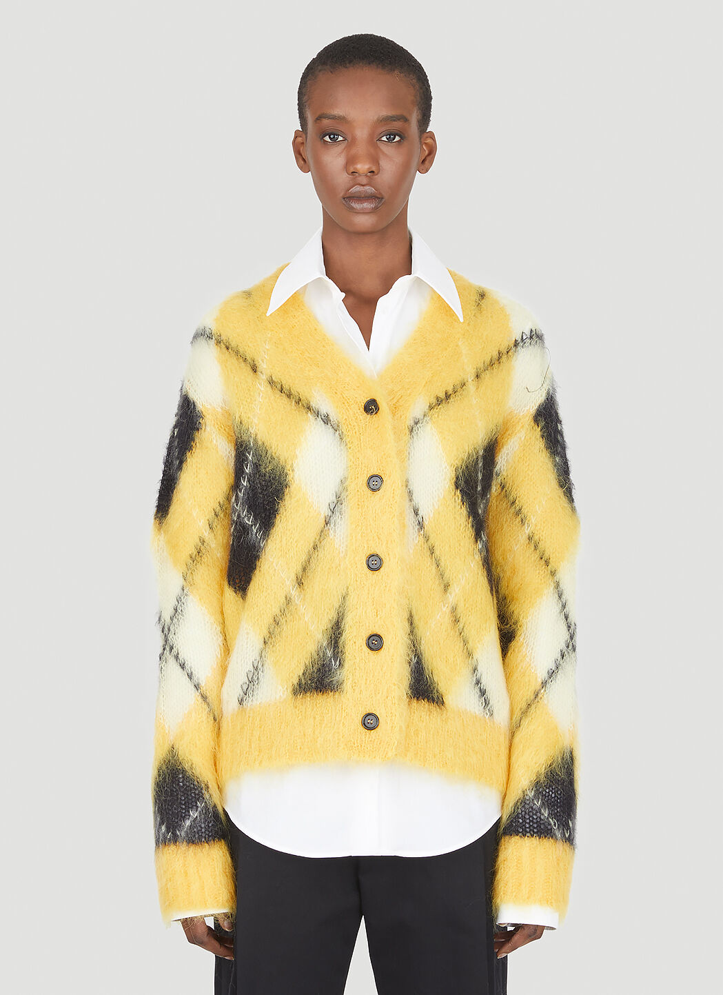 Argyle cardigan hotsell