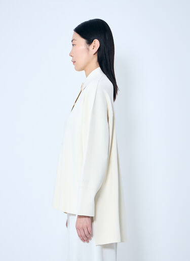 Max Mara Viscose Yarn Sweater Cream max0259001