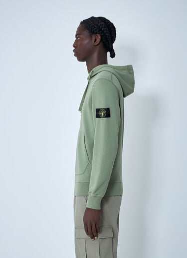 로고 모티프 후드티셔츠 Stone Island 로고 모티프 후드티셔츠 그린 sto0162025