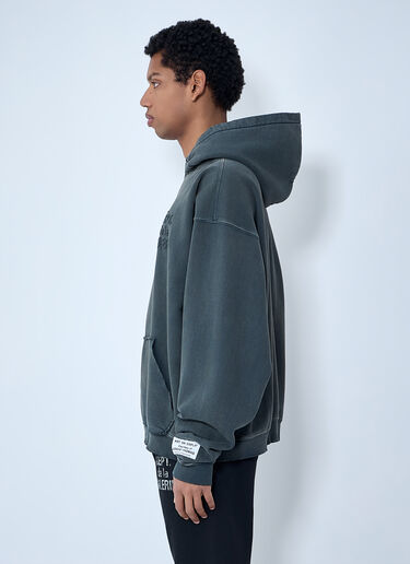 Gallery Dept. Oversized Cotton-Blend Hooded Sweatshirt Black gdp0162060
