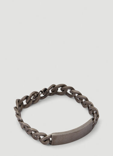 Maison Margiela [커브] 체인 브레이슬릿 실버 mla0149047