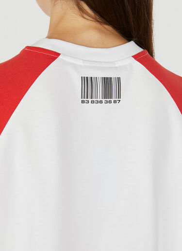 VTMNTS Barcode Long Sleeve T-Shirt White vtm0350013