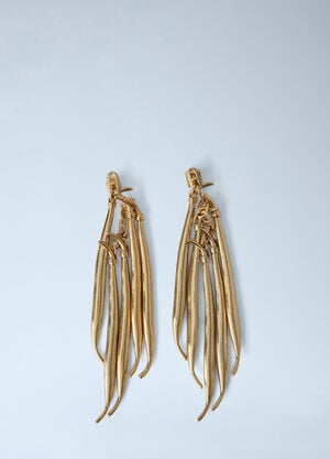Jacquemus Les Boucles Haricots Earrings Gold jac0264033