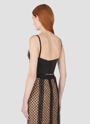 Gucci GG Tulle Corset Black guc0247030