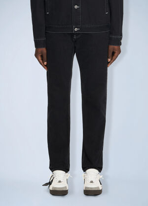 Off-White Half Arrow Tapered Jeans Black ofw0164198