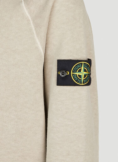 Compass Patch Sweatshirt Stone Island Compass Patch Sweatshirt Beige sto0152054