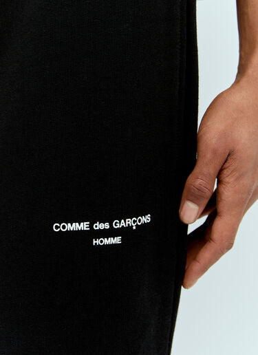 Comme des Garçons Homme 徽标印花运动裤 黑色 cdh0156015