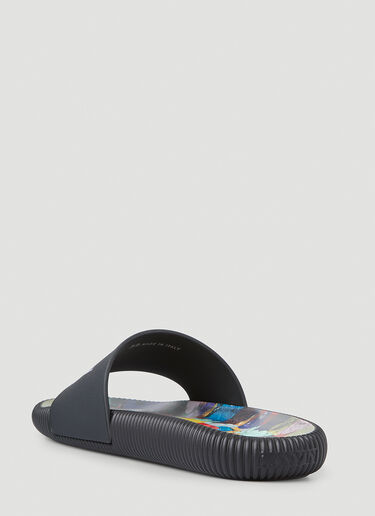 Lanvin x Gallery Dept. Arpege Logo Slides Black lag0148014