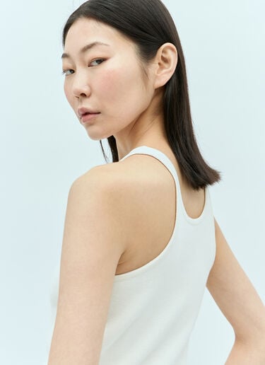 바니세 울 홀터넥 탑 Max Mara 바니세 울 홀터넥 탑 화이트 max0255007