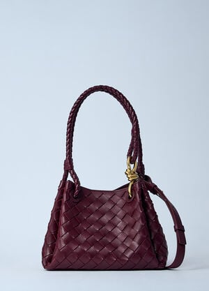 Bottega Veneta Small Parachute Shoulder Bag Burgundy bov0260039