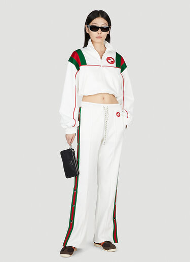 Gucci 스트라이프 트랙 팬츠 화이트 guc0253003