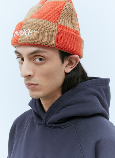 棋盘格无檐便帽 Awake NY 棋盘格无檐便帽 米色 awk0154017