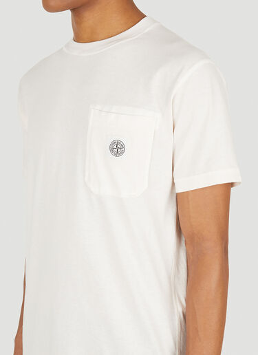 Stone Island Pocket Logo T-Shirt Beige sto0148036