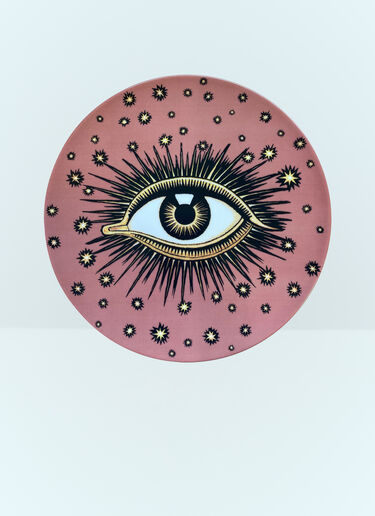 Les-Ottomans Eye Dinner Plate Pink wps0691538