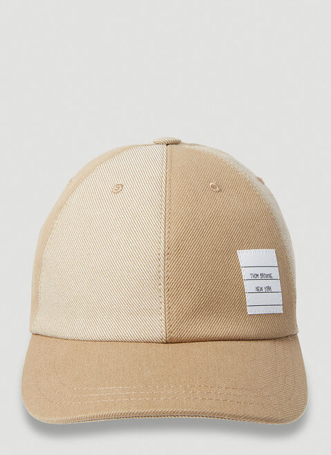 Thom Browne Panelled Baseball Cap Navy thb0153019