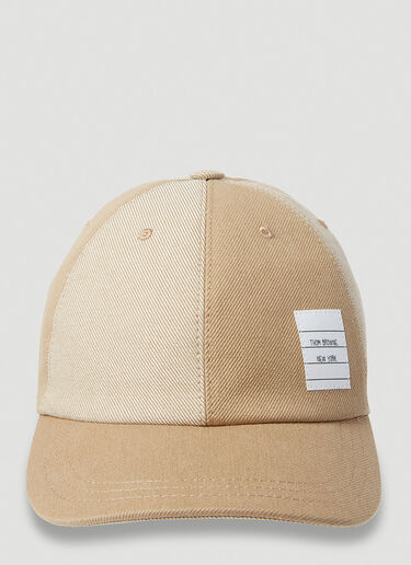 패널 베이스볼 캡 Thom Browne 패널 베이스볼 캡 카키 thb0152021