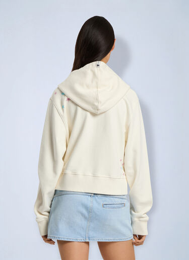 Palm Angels Feel High Regular Hoodie White pma0266204