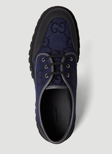 Gucci GG Lace-Up Shoes Navy guc0152087