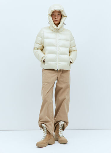 Moncler Biron 短款羽绒夹克  乳白色 mon0258007