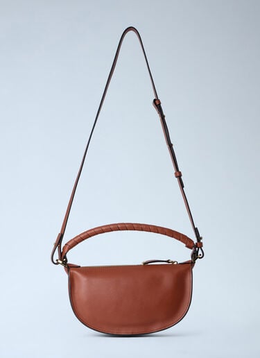 Chloé Mini Marcie Shoulder Bag Brown chl0263123