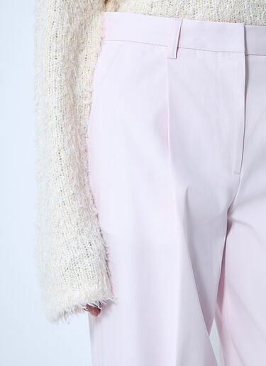 TOTEME Cotton Tailored Pants White tot0260020
