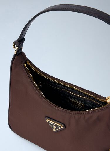 Prada Re-Edition 2005 Re-Nylon and Saffiano Mini Bag Brown pra0266028
