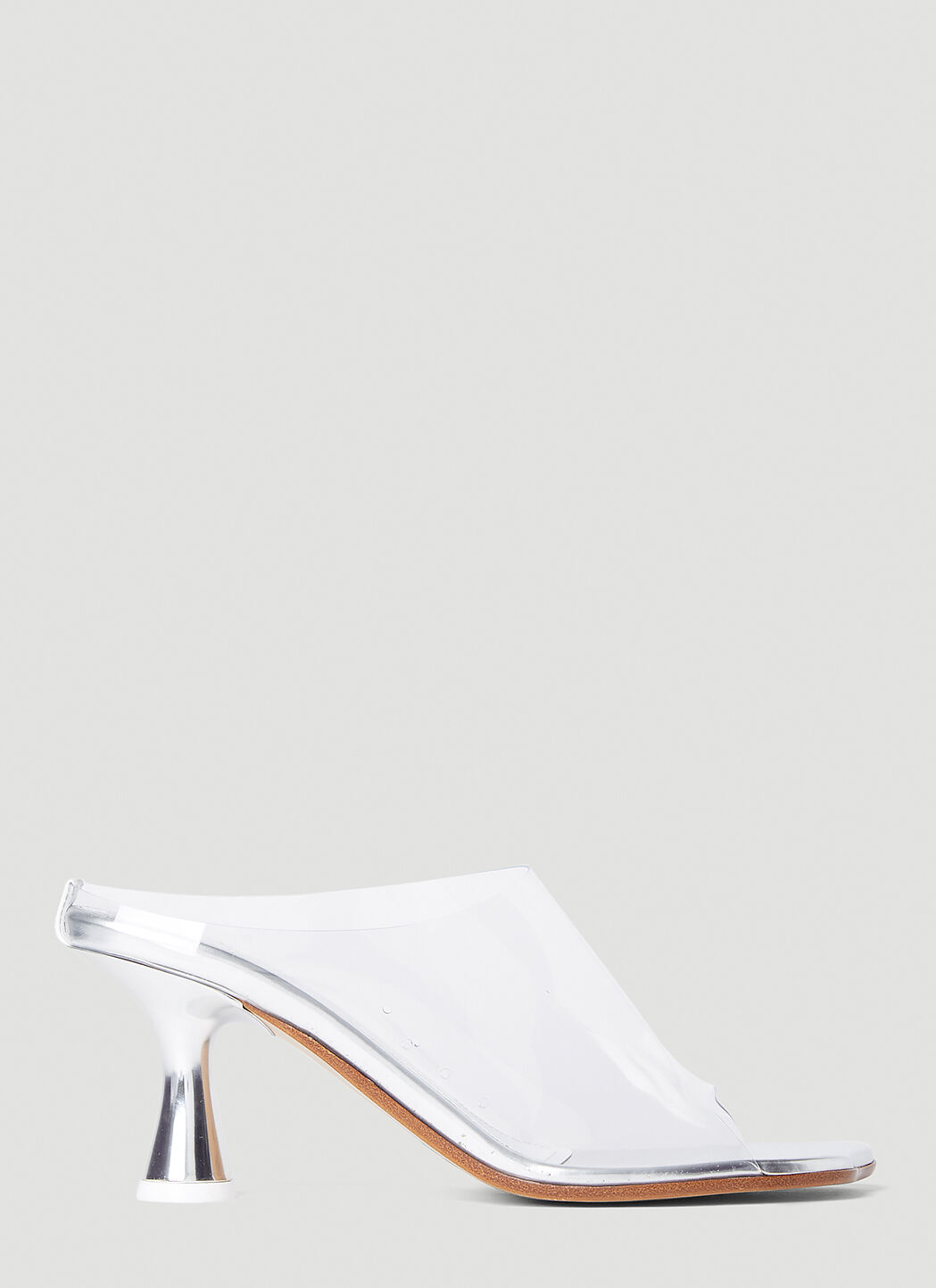 Mules transparentes sale