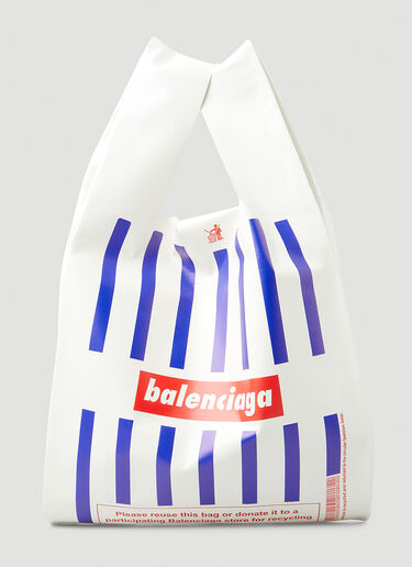 Balenciaga 먼데이 쇼퍼 토트백 화이트 bal0147078