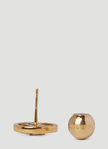 Burberry Monogram Earrings Gold bur0251122
