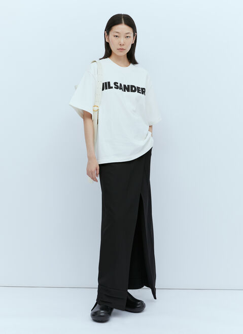 Alexander Wang Logo Print T-Shirt Grey awg0255023