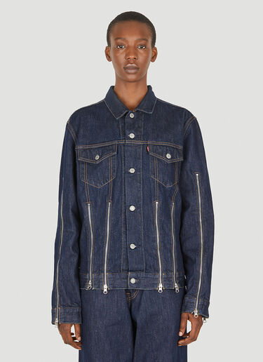 x Levi's 지퍼 트러커 데님 재킷 Levi's x No Sesso x Levi's 지퍼 트러커 데님 재킷 블루 lvn0349001