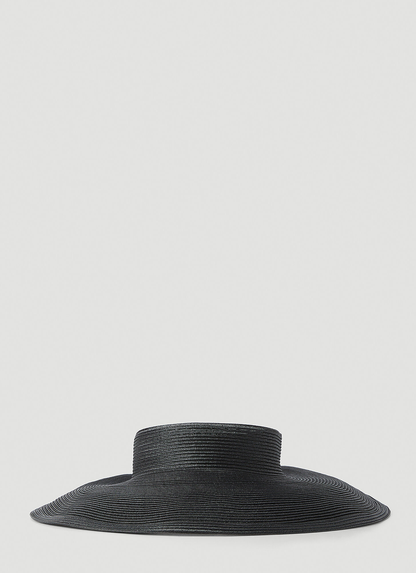 Flapper Palma Open Hat In Black