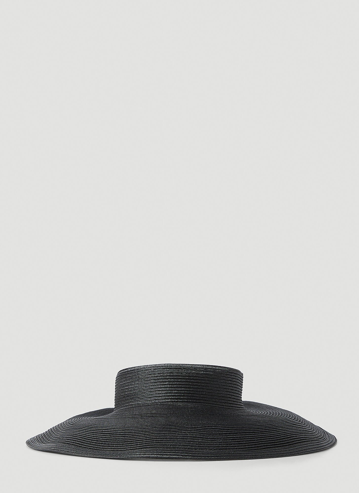 Flapper Palma Open Hat In Black