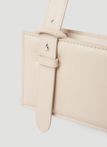 Mini Accordian Shoulder Bag Y/Project Mini Accordian Shoulder Bag Cream ypr0352008