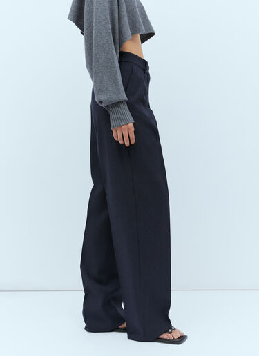 Sportmax 울 테일러드 팬츠 블루 spx0254006