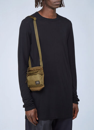 Porter-Yoshida & Co Logo Patch Crossbody Bag Black por0340007