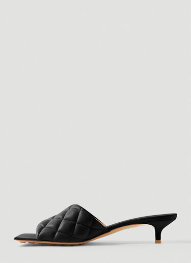 Bottega Veneta Padded Kitten Heel Mules Black bov0251081