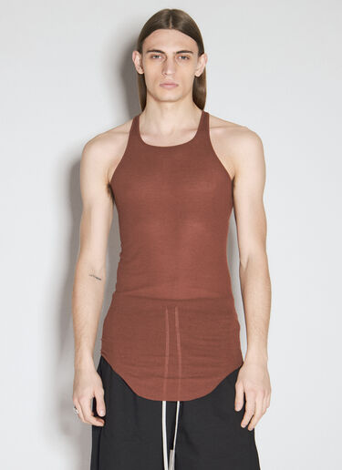 Rick Owens Basic Rib Tank Top Red ric0155022