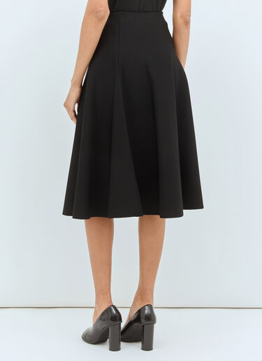The Row Harley Midi Skirt Black row0258007