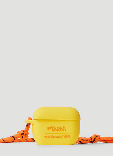 Marni x No Vacancy AirPods Holder Orange mvy0253018